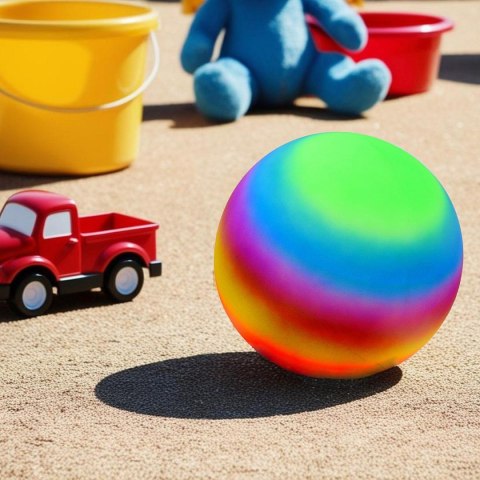 PIŁKA GUMOWA ENERO RAINBOW 26CM 63973