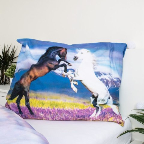 Pościel bawełna 140x200+1p70x90 Koniki