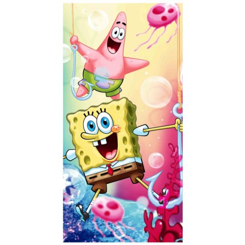 Ręcznik bawełniany 70x140 SpongeBob i Patryk
