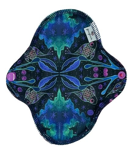 MAŁA Podpaska wielorazowa bamus-coolmax - NEON SPLASH