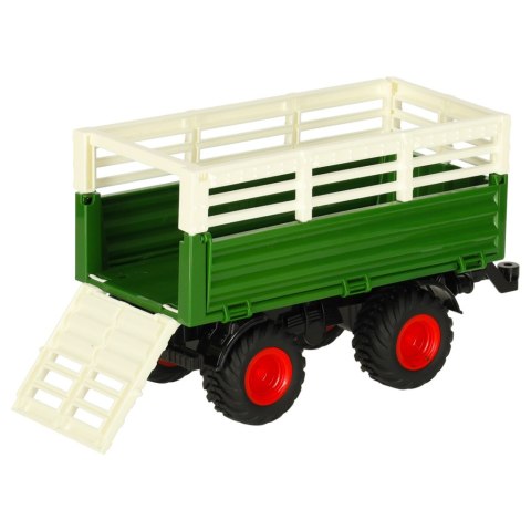 Traktor RC zdalnie sterowany ciągnik rolniczy z przyczepą pilot farma prezent 2,4G 3,7V 500mAh