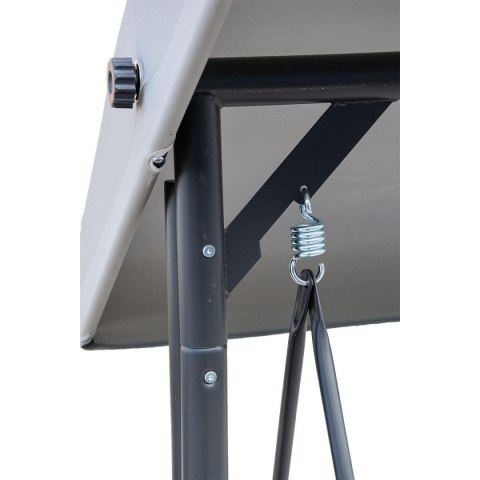 HUŚTAWKA OGRODOWO - BALKONOWA NINA 3-OSOBOWA SZARA