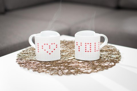 Kubek magiczne serduszka SERCE