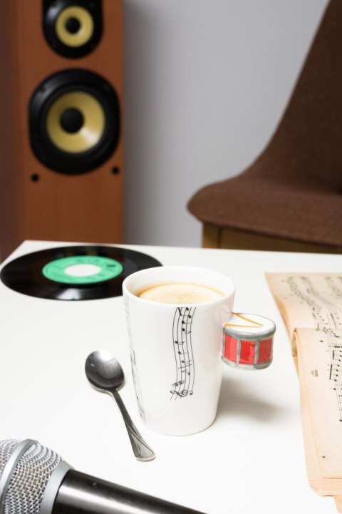 Kubek muzyka - PERKUSJA - czerwona