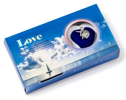 Naszyjnik jednorożec z dwoma perłami