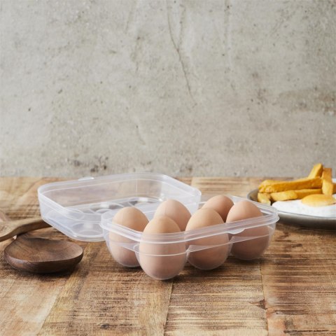 Pojemnik na jajka plastikowy transparentny