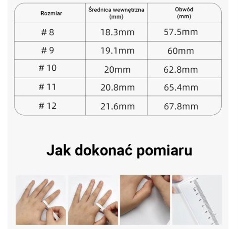 Smart Ring RUBICON R6 Gold/Silver SIZE-8(US) SMARUB321