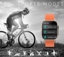 Smartwatch Męski RUBICON RNCF17 Tytan/Orange SMARUB269