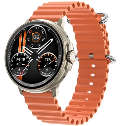 Smartwatch RUBICON RNCF15 Tytan/Orange SMARUB258