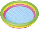 Bestway tęczowy basen dmuchany brodzik basenik 102cm miękkie dno 51104