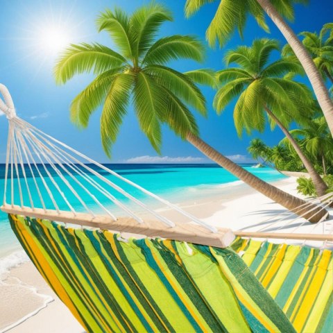 HAMAK OGRODOWY 2-OSOBOWY 200X150CM Z DRĄŻKIEM 1052724