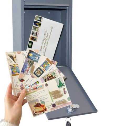 SKRZYNKA NA LISTY 21.5X9X32CM 1067537 SASKA GARDEN