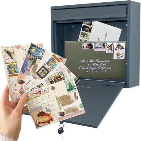 SKRZYNKA NA LISTY 36X31X19CM 1067568 SASKA GARDEN