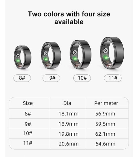Smart Ring RUBICON R2 Rose Gold SIZE-7(US) SMARUB318