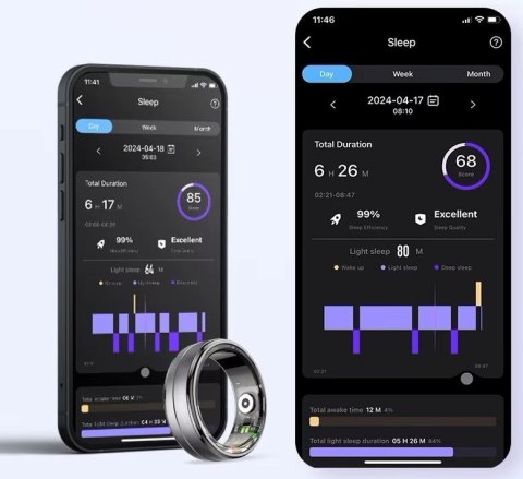 Smart Ring RUBICON R6 Gold/Silver SIZE-10(US) SMARUB325
