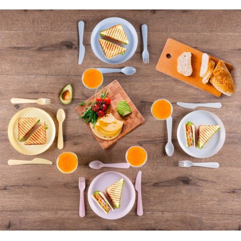 ZESTAW NACZYŃ TURYSTYCZNO PIKNIKOWYCH 21 ELEMENTÓW ALPINA