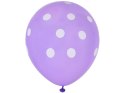 Kolorowe Balony w białe kropki zestaw 100 sztuk ZA5568