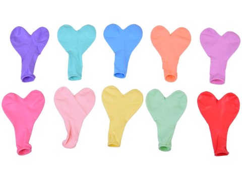 Urocze Balony w kształcie Serca Zestaw balonów serduszka 24 szt ZA5567