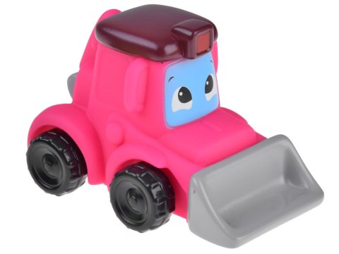 Zestaw miękkie autka budowlane 3szt traktor spychacz wywrotka 18M+ ZA4737B