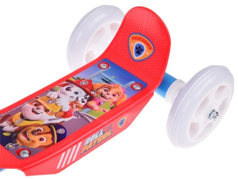 Hulajnoga 3-kołowa dla dzieci 20 kg Psi Patrol CZERWONA SP0851