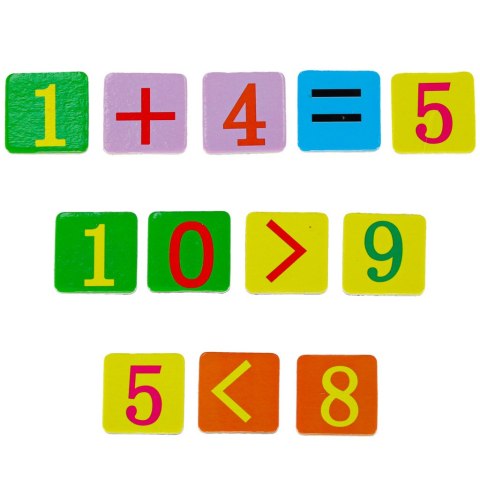 Zestaw edukacyjny nauka zegarka liczenia dodawania dla dzieci zegar do nauki godzin czasu