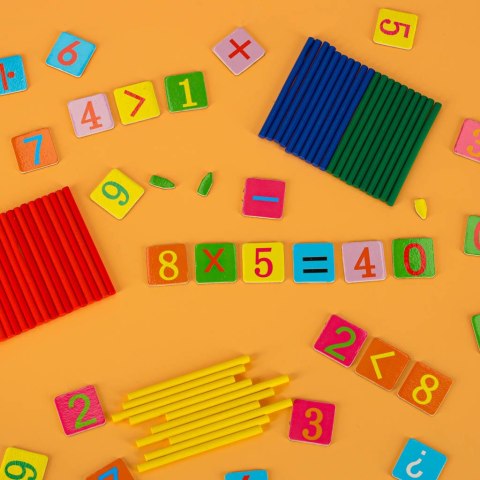 Zestaw edukacyjny nauka zegarka liczenia dodawania dla dzieci zegar do nauki godzin czasu