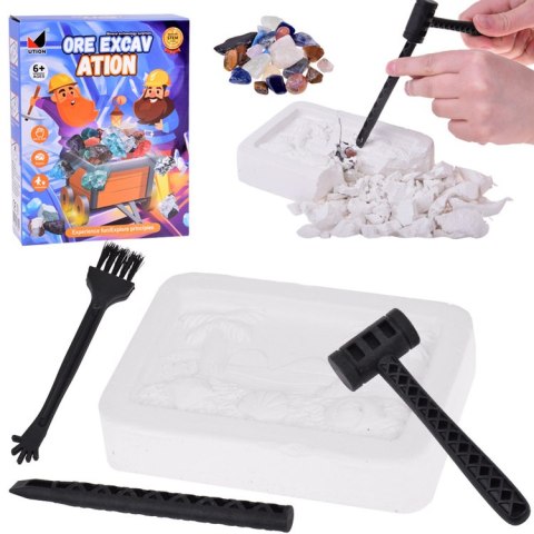 Mały archeolog wykopaliska kamienie szlachetne szukanie skarbów ZA5597