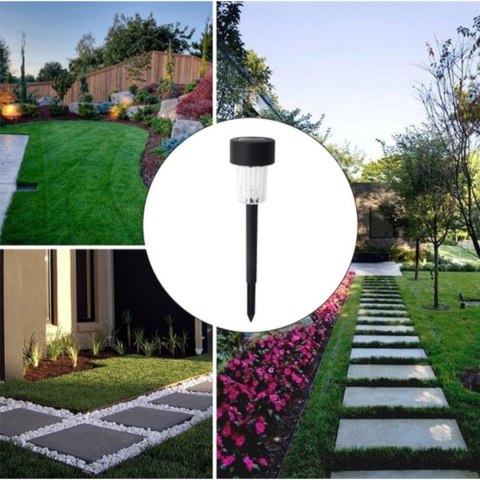 LAMPA SOLARNA PLASTIKOWA 4,5x31CM LED- KPL.4SZT