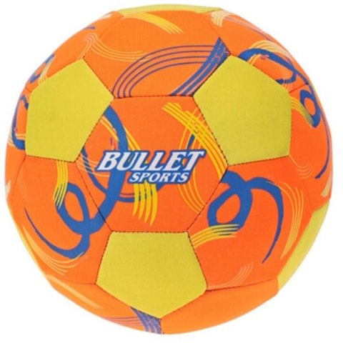 PIŁKA NOŻNA NEOPRENOWA BULLET SPORTS R.5 POMARAŃCZOWY