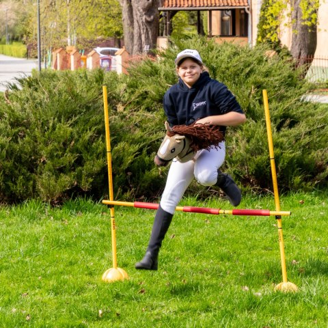 Skippi Hobby Horse z kantarem - Karmel - A3 HH - prezent na dzień dziecka