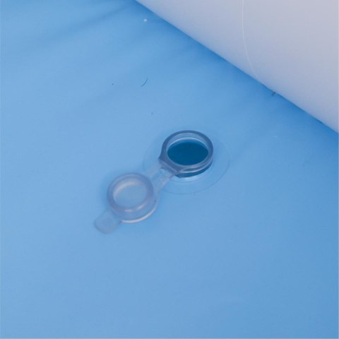 BASEN DMUCHANY RODZINNY PROSTOKĄTNY 2- PIERŚCIENIOWY TĘCZA 195x140x47CM 51470