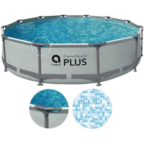 BASEN STELAŻOWY OWALNY 305X76CM ULTRA STRONG 12015V63