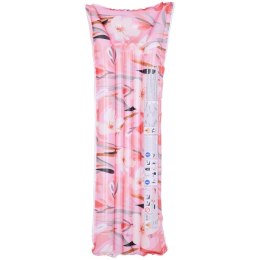 MATERAC DMUCHANY KWIATY 174x59x18CM RÓŻOWY 33258
