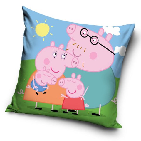 Poduszka poliester 40x40 Świnka Peppa family