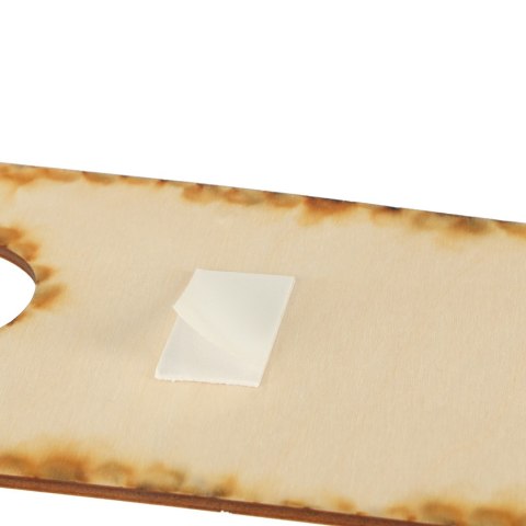 Miarka wzrostu drewniana żyrafa 125 cm żółta