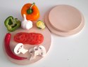 Deska do krojenia drewniana okrągła 10 cm | Mini deseczka kuchenna | Drewniana podstawka do serwowania | Mała okrągła deska do p