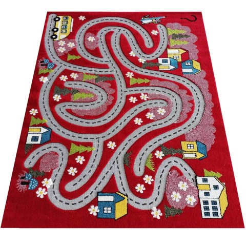 Dywan Color Kids 02 Red 150 x 200 cm