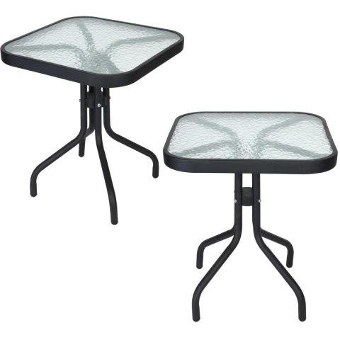 STOLIK OGRODOWY KAWOWY TARASOWY KWADRATOWY 45x45x51CM