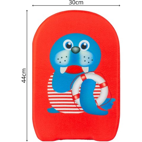 DESKA DO PŁYWANIA 42X26CM XQMAX CZERWONY