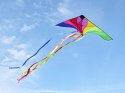 Duży Lekki LATAWIEC z kolorowymi wstążkami 190x100cm ZA5571
