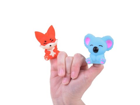 Gumowe pacynki na palec Zwierzątka z ZOO - zestaw 5 figurek ZA5601