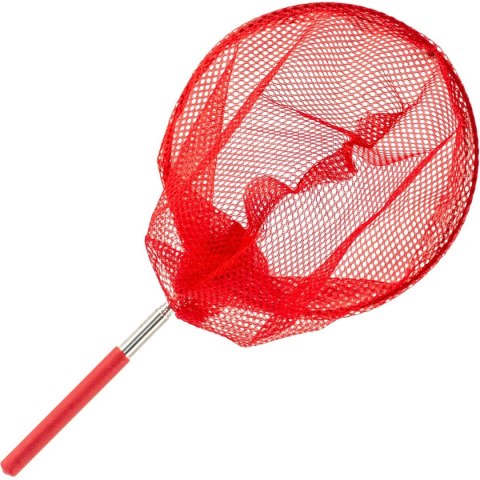 SIATKA NA MOTYLE OWADY SKŁADANA TELESKOPOWA 38,5-86CM CZERWONA