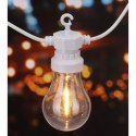 GIRLANDA OGRODOWA PARTY LIGHT 20LED A60 BIAŁY KABEL