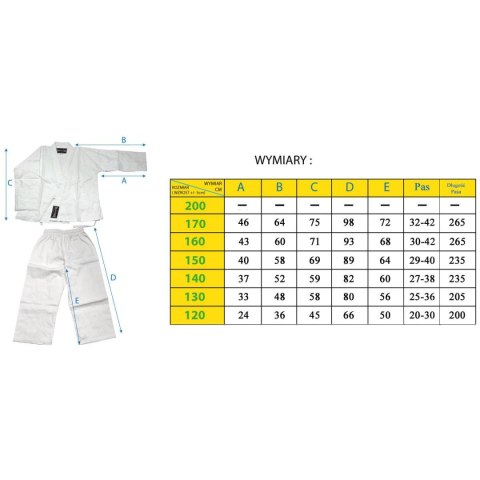 KIMONO ENERO PROFESSIONAL KARATE 170CM 8OZ