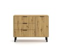 Komoda Scandi 1D3S SLIM DĄB ARTISAN