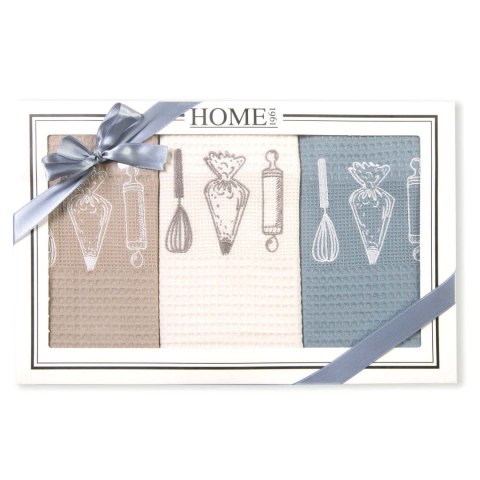 Komplet ręczników kuchennych bawełnianych HOME 1961/3x50x70/SET14