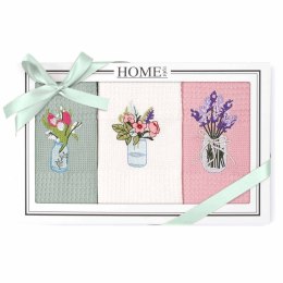 Komplet ręczników kuchennych bawełnianych HOME 1961/3x50x70/SET6