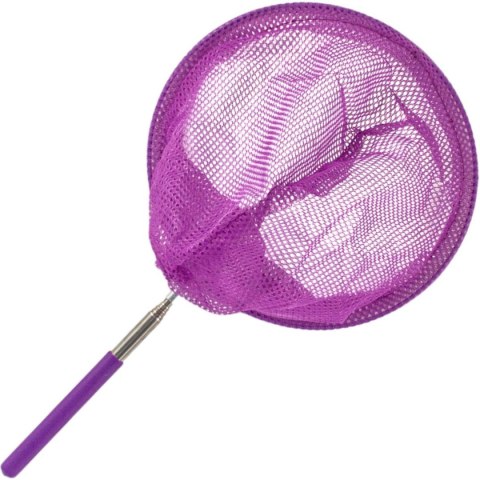 SIATKA NA MOTYLE OWADY SKŁADANA TELESKOPOWA 38,5-86CM FIOLETOWA