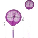 SIATKA NA MOTYLE OWADY SKŁADANA TELESKOPOWA 38,5-86CM FIOLETOWA