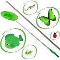 SIATKA NA MOTYLE OWADY SKŁADANA TELESKOPOWA 38,5-86CM ZIELONA